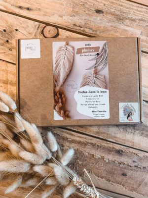 Kit DIY Plumes en macramé