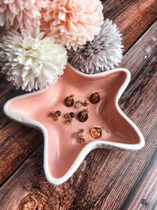 Boucles d'oreilles signe astrologique & pierres