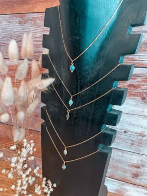 Bijoux pierres naturelles collier NAYA