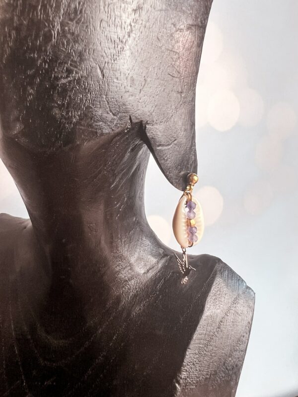 Boucles d'oreilles coquillage