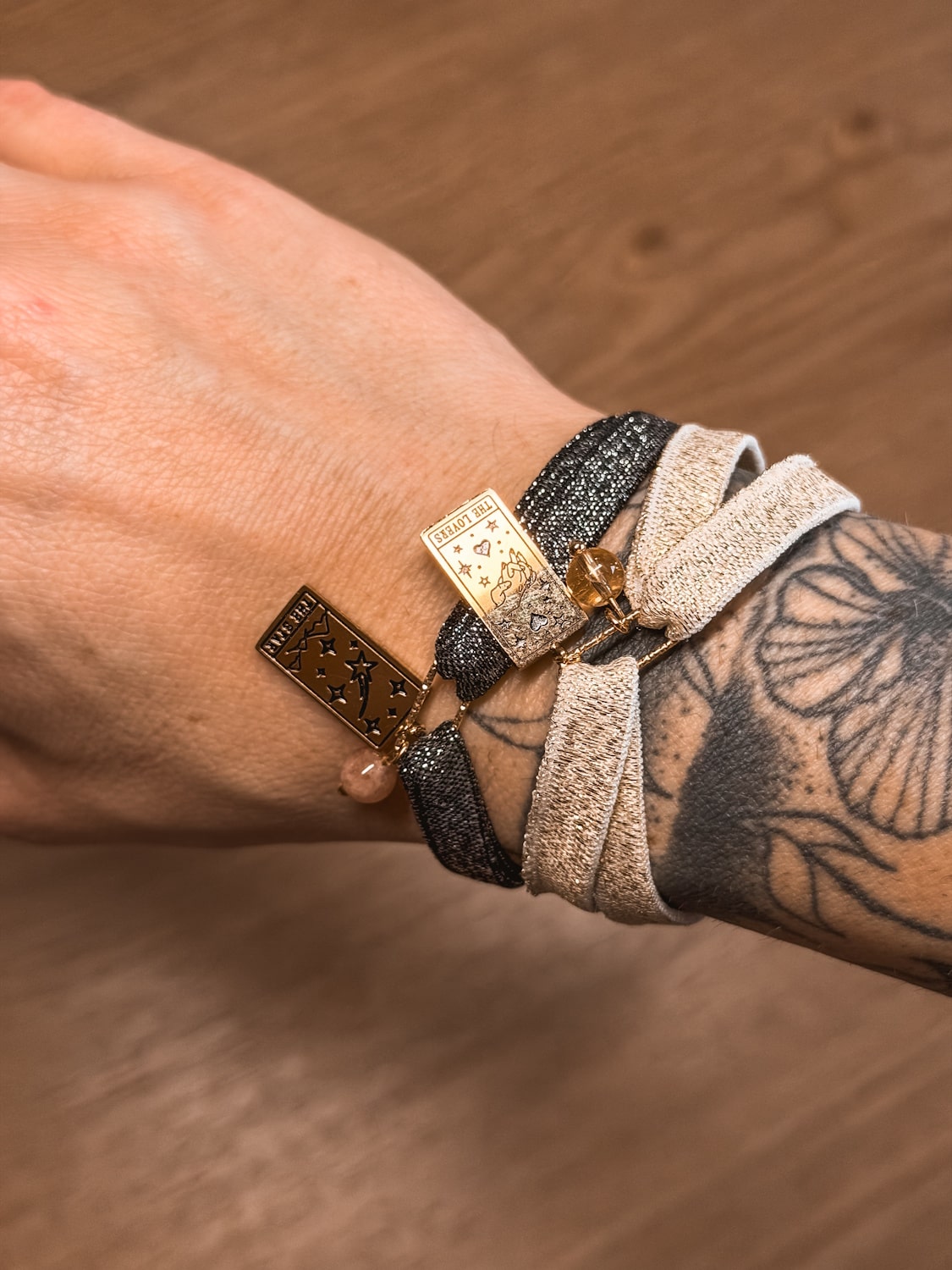 Bijou carte tarot - Bracelet pailleté